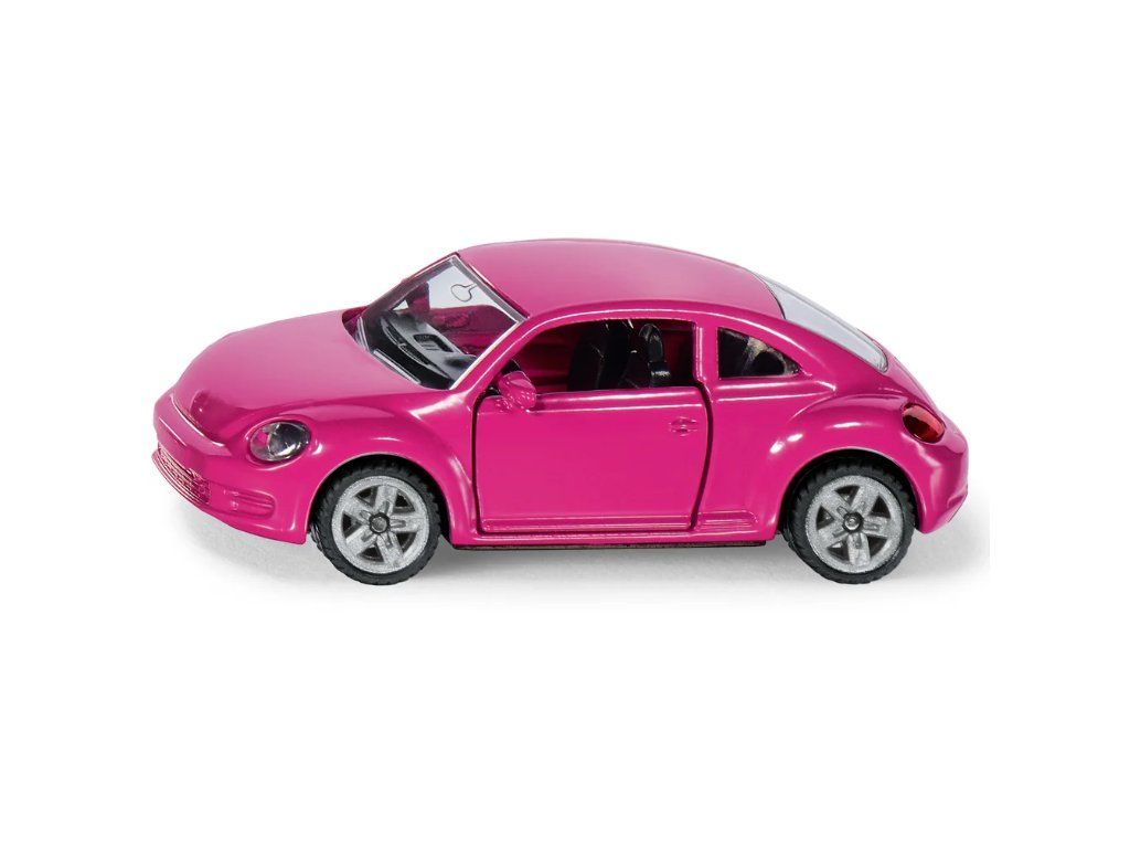 SIKU Blister - VW Beetle růžový s polepkama