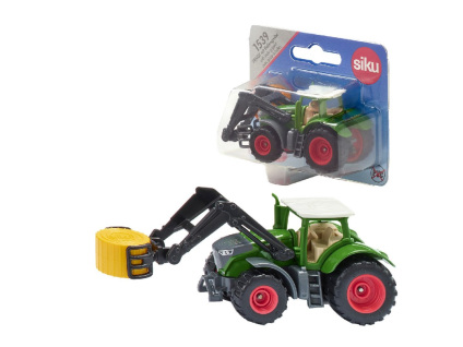 SIKU Blister 1539 - traktor Fendt s uchopovačem balíků