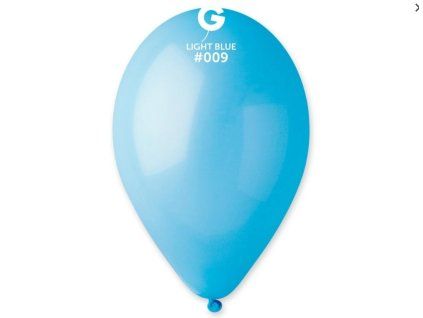 Kulatý latexový balónek 30cm Světle modrá 100ks #009