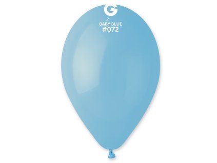 Kulaté latexové balónky 30cm Baby modrá 100ks #072