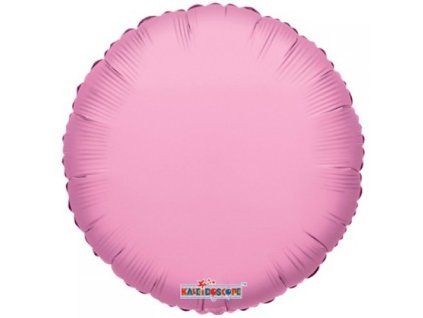 Fóliový balónek kulatý - pastelově růžový - 46 cm
