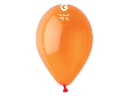 #041 Kulatý latexový balónek 30 cm - Oranžová