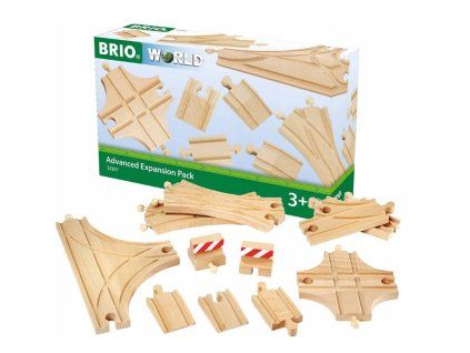 BRIO - Sada kolejnic pro vláčkodráhy 11 dílů