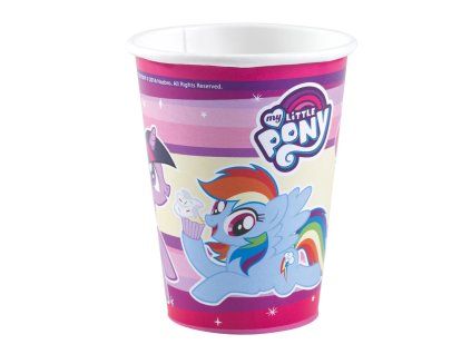 Papírové kelímky My Little Pony 8ks 250ml