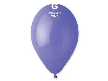 Kulatý latexový balónek 30 cm - Barvínková modrá (Periwinkle) #075