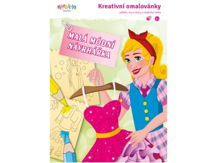 Kreativní omalovánky - Malá módní návrhářka