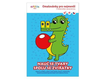 Omalovánky pro nejmenší - Nauč se tvary spolu se zvířátky