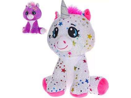 Star Sparkle Jednorožec plyšový sedící 16 cm - různé barvy