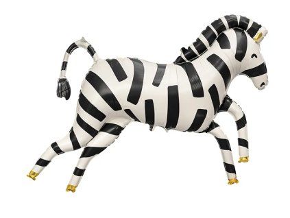 Fóliový balónek 100 × 82 cm Zebra