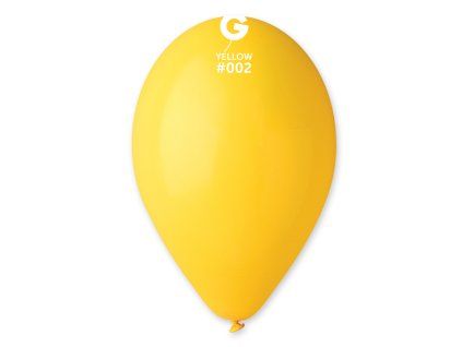 Výhodné balení 100ks Kulatý latexový balónek 30 cm #002 - Žlutá