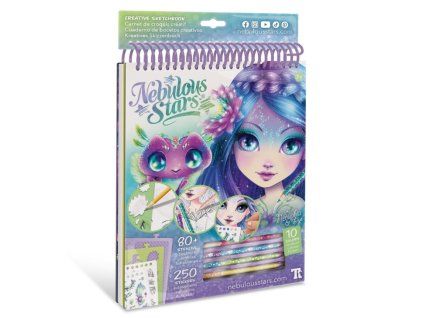 Nebulous Stars Kreativní sketchbook Nenuphia