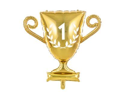 Fóliový balónek - Vítězný zlatý pohár - 64 cm