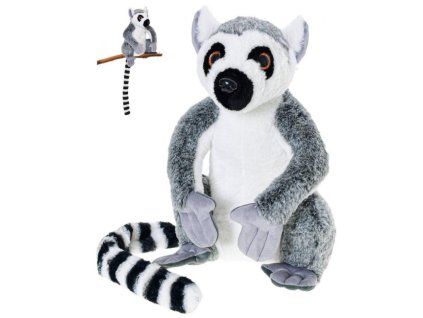Plyšový Lemur sedící 25cm