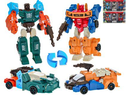 Mikro trading Deformation Warrior - Auto závodní / robot - 2 ks - s doplňky