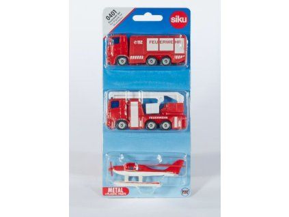 SIKU Blister set - hasičský set, 3 ks