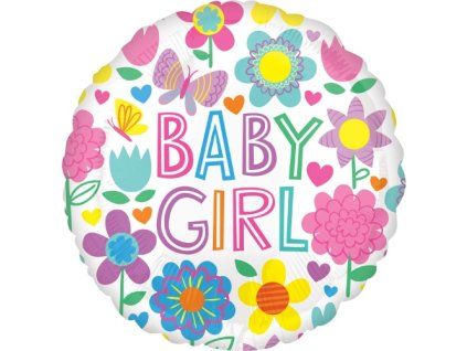 0015425 foliovy balonek butterfly baby girl 45 cm 500