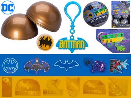Batman vs. Joker sada aktivit s klíčenkou v míčku