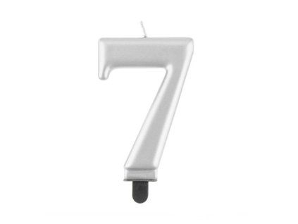 Svíčka na dort metalická 7 - druhy barev