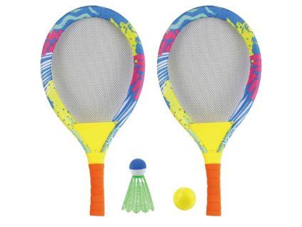 Venkovní hry - Sada na tenis a badminton 2v1