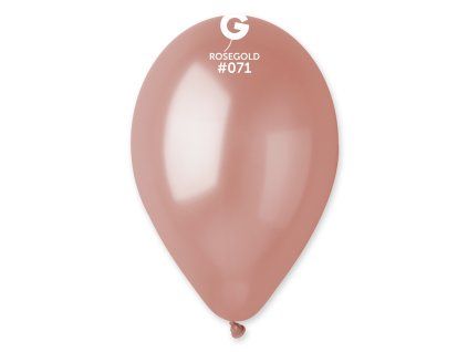 Kulaté latexové balónky 30cm Rosegold 100ks #071