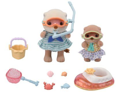Sylvanian Families - Vydří sestry na dovolené u moře