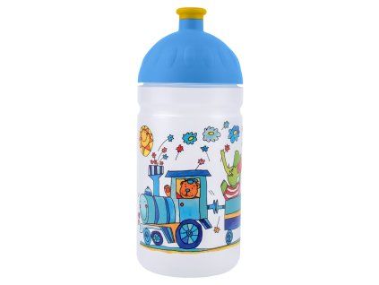 Zdravá lahev Vláček se zvířátky 0,5l