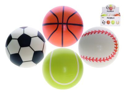 Pěnový míček fotbal, basketball, tenis a baselball
