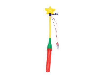 Hůlka k lampionu se žárovkou - hvězda
