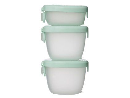 B. box SSada krabiček Snack tubs 3ks - zelené