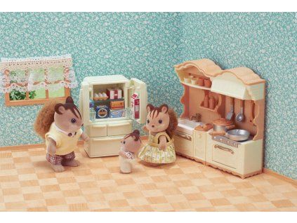Sylvanian Families 5341 Kuchyňská linka s ledničkou