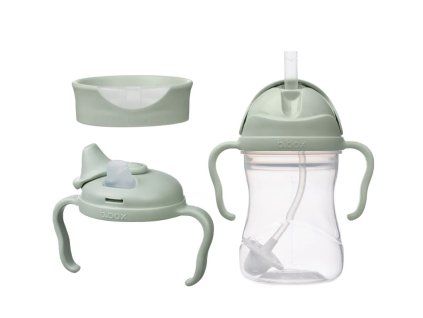 B.box Univerzální sada na pití 3v1, 240 ml - zelená