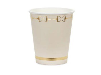 Kelímky papírové Koňské třmeny 220 ml, 6ks
