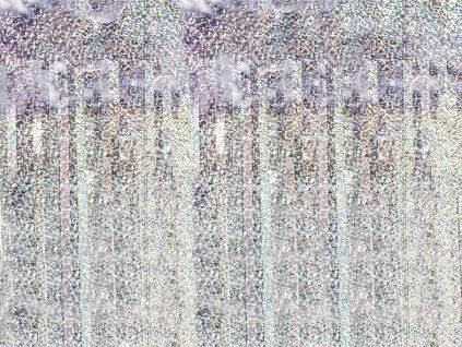 Párty závěs, stříbrný, 100×200 cm