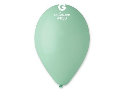 Kulaté latexové balónky 30cm Aquamarínová 100ks #050