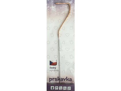 Prskavka Číslo 7, Rosegold, zlato-růžová