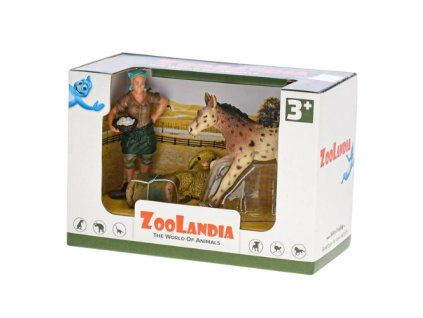 ZooLandia Farma malý set farmárka a strakaté žriebä