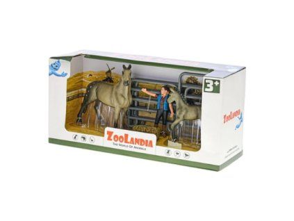 ZooLandia – Farmárka so sivým koňom a žriebäťom
