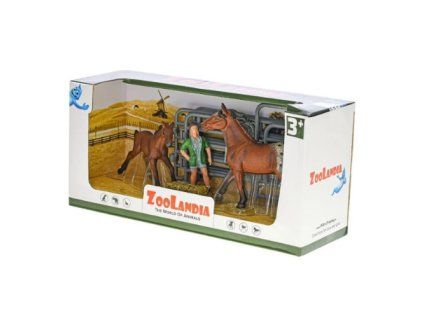 ZooLandia Farmárka so strakatým koňom a žriebäťom