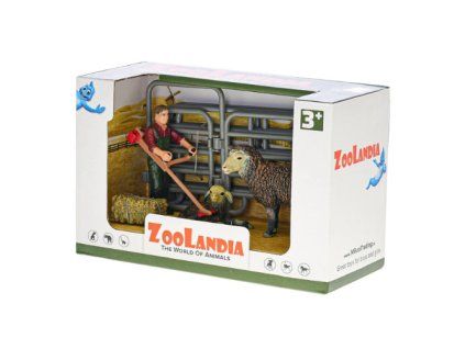 ZooLandia Farmár s ovečkou a jahniatkom