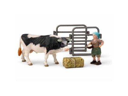 Zoolandia Býk strakatý a farmárka s doplnkami