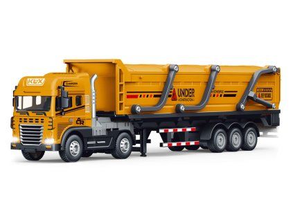 Auto Přepravník oranžový na setrvačník se světlem a zvukem
