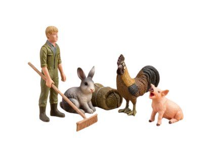 Farmár, kohút, prasiatko a doplnky - ZooLandia
