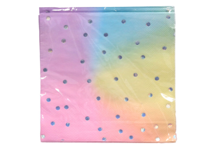 Party ubrousky Pastel, 12ks