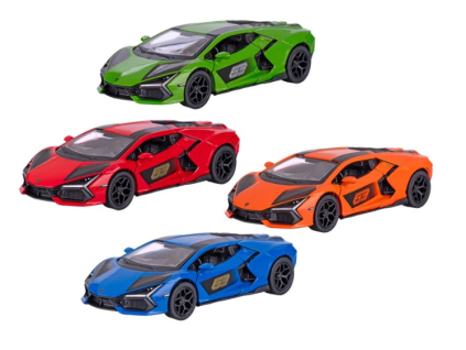 Kinsmart Auto Lamborghini Revuelto 1:38 kov se zpětným chodem