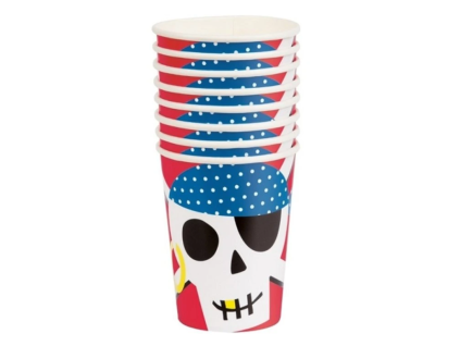 Party kelímky Pirát 270 ml 8 ks