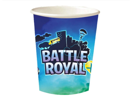 Kelímky papírové Battle Royal 8 ks 250 ml