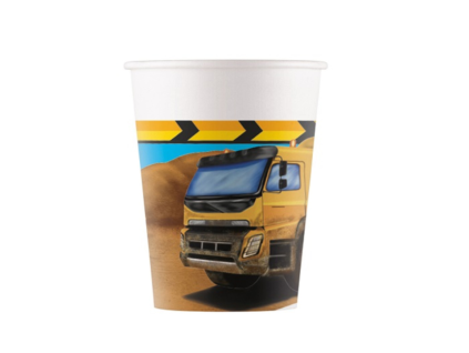 Party kelímky Stavba 200 ml 8 ks