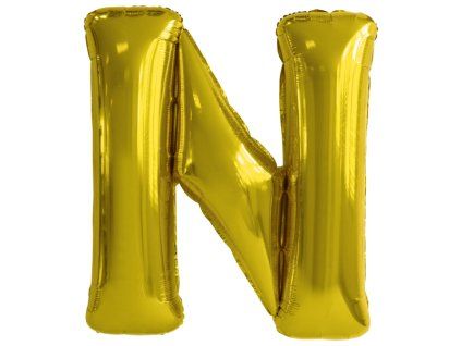 Fóliový balónek písmeno N 114 cm