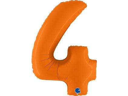 Fóliový balónek 102 cm číslo 4, tři barvy
