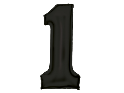 86 cm fóliový balónek číslice